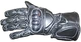 Black CARBON KEVLAR STYLISH MOTORCYCLE GLOVES GLOVE