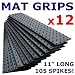 Mat Rug Grip Strips X12 11 Long 105 Spikes Non Slip Carpet Grippers From Gomailorder Fast Delivery 