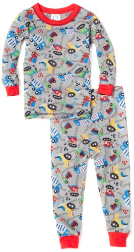 Gerber Baby-Boys Infant Work Site Thermal 2-Piece Underwear Set, Gray, 18 Months