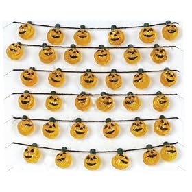 Lemax Spooky Town Village Collection Halloween Pumpkin Garland #04527