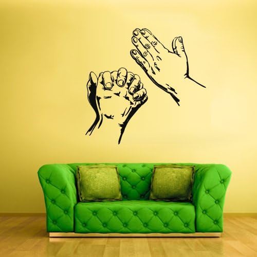 Wall Vinyl Sticker Decals Decor Art Cross Prayer Pray God Jesus Christianity (Z2139)