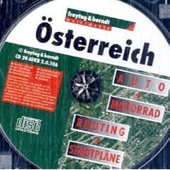 �sterreich, 1 CD-ROM Auto, Motorrad. Routing und Stadtpl�ne. F�r Windows 95/98/NT/2000/XP. 1 : 150.000