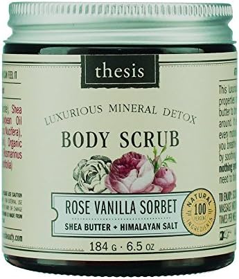 Body Scrub - Pink Himalayan Salt - Rose Vanilla Sorbet - Travel Sized