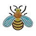 ID 1601C Honey Bee Patch Bumblebee Garden Insect Embroidered Iron On Applique