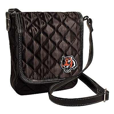 Cincinnati Bengals Quilted Purse, Black