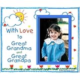 With Love to Great Grandma & Great Grandpa Picture Frame Gift