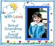 With Love to Great Grandma & Great Grandpa Picture Frame Gift
