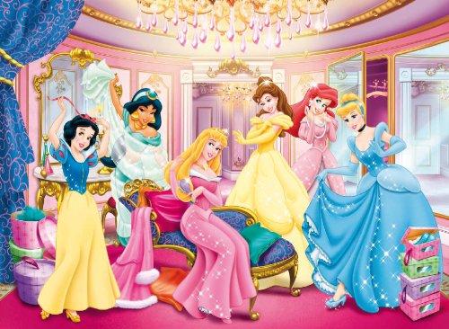 Clementoni 25432.3 - Puzzle Floor 40 teilig Princess: Dress room Preisvergleich