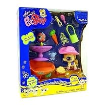 Littlest Pet Shop Exclusive Cuddliest Portable Gift Set Garden Party