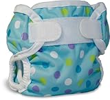 Bummis Super Brite Diaper Cover, Blueberry Dot, Newborn