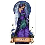 Faith Angel Sticker ~ Angel Virtues by Jessica Galbreth - Fantasy Angel Art Decal/Sticker
