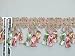 2 Attractive Tassel Fringe Trim Gold Aqua Pink Per Yard
