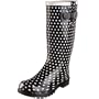 Nomad Footwear Women's Puddles Rain Boot,Black/White Polka Dots,8 M US