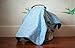 Carseat Canopy (Noa) Baby Infant Car Seat Cover W/attachment Straps and Minky Fabric