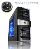 NextDay-High-End-OC-CROSSFIREX-PC-890FX (AMD Phenom II X6 1090T @ bis zu 3,52 GHz übertaktet mit HOCHLEISTUNGSLÜFTER, Sockel AM3, Mainboard ASROCK 890 FX Deluxe 3 (USB 3.0, FireWire und SATA III), auf dem AMD 890FX Chipsatz, 4 GB DDR3 PC-1333, 2x ATi Radeon HD 5750 (1024MB) GDDR5 Grafikkarte, 1000 GB (1TB) SATAII HDD, 24x Multiformat DVD±RW Lightscribe Brenner, interner Cardreader, MODDING-TOWER)