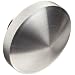 Morton 6061 Aluminum Round Domed Knob, Knurled Rim, Threaded Hole, 3/4"-10 Thread Size x 1" Thread Length, 3-1/2" Diameter (Pack of 1)