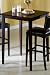 Kitchen & Housewares : Chicago Bar Table Bar Dark Brown