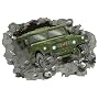 Camouflage Military Jumbo Wall Appliqu