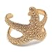 Goldtone Sea Lovers Starfish Cuff Bracelet