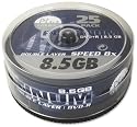 Platinum 8,5 GB DVD+R Double Layer DVD-Rohlinge (8x Speed) in 25er Spindel