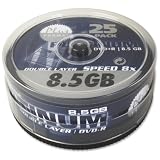 Platinum 8,5 GB DVD+R Double Layer DVD-Rohlinge (8x Speed) in 25er Spindelvon "Platinum"
