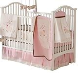 IMAGE OF Sumersault Baa Baa Lamby Crib Set - 4 piece