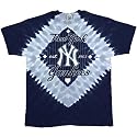New York Yankees Infield Style Tie Dye Navy Adult T-Shirt
