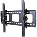 Electronics : Designer Habitat - LCD Plasma TV WALL TILT BRACKET BLACK Fits All Models - Samsung LG Sony Philips Toshiba - (32 - 60')