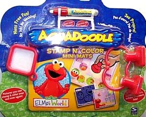Spinmaster Aquadoodle Stamp N Color Mini Mats Elmo s World Aqua Doodle