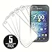 MPERO Collection 5 Pack of Clear Screen Protectors for Kyocera Hydro EDGE