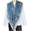 Square Silk Scarf Dress in Crepe 44 x 44 inches (sqsrf134)