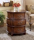 Barrel Table Side Accent Drum Table
