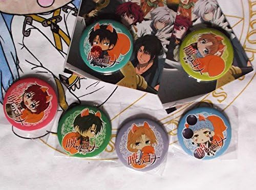 Christmas Gift Akatsuki no Yona Zeno Kijya Cosplay Badge brooch Pin Japanese 8 pc set b2