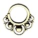 UMBRELLALABORATORY Tribal Organic Septum Nose-Ear-Lip Ring Earring Body Piercing Jewelry clicker w 80