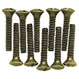 Liberty Hardware 64684 Wall Plate Screw Pack - Antique Brass