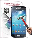 PThink&reg; Ultra-thin Tempered Glass Screen Protector for Samsung Galaxy S4 Mini with 9H Hardness/Anti-scratch/Fingerprint resistant (Samsung Galaxy S4 Mini)