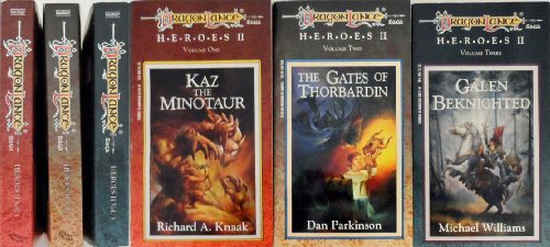 DragonLance Heroes II Trilogy: Kaz The Minotaur / The Gates Of Thorbardin / Galen Beknighted