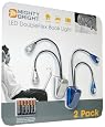 Mighty Bright LED DoubleFlex Book Light, 2-Pack (Silver and Blue)