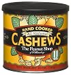 The Peanut Shop of Williamsburg All-Natural Cashews with Sea Salt, 11-Ounce Tins (Pack of 3)