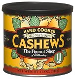 Review The Peanut Shop of Williamsburg  / The Peanut Shop of Williamsburg All-Natural Cashews, 11-Ounce Tins (Pack of 3)