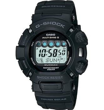 Casio #GW9000A-1 Men's Mudman Multi Band Atomic Solar G-Shock Watch