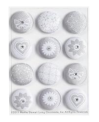 Martha Stewart Crafts Doily Lace Fabric Brads
