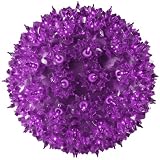 Bethlehem Lighting Indoor/Outdoor Christmas Standard Star Sphere 100  , Purple