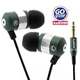 GOgroove audiOHM Ergonomic Earbuds with Interchangeable Noise-Reduction Silicone Ear Pieces