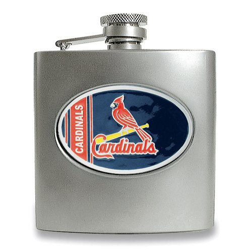 St Louis Cardinals Stainless Steel Hip Flask