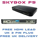 Original Black SKYBOX F5 HD GPRS Satellite Receiver + Free HDMI Cable + UK Plug + Ch list