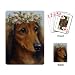 dachshund45 - Limited Edition Violano Playing Cards Dachshund Dog Flower