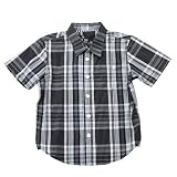 Volcom X Factor Plaid Short Sleeve Shirt Black Combo L Kids Volcom X Factor Plaid Short Sleeve Shirt Black Combo L Kids