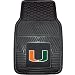 Fanmats Miami FL Hurricanes Heavy Duty Vinyl Car Mats