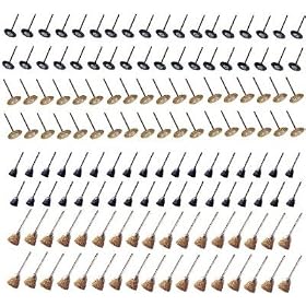 Buy 144 LOT Brass Steel Cup Wheel Wire Brushes for Dremel now!